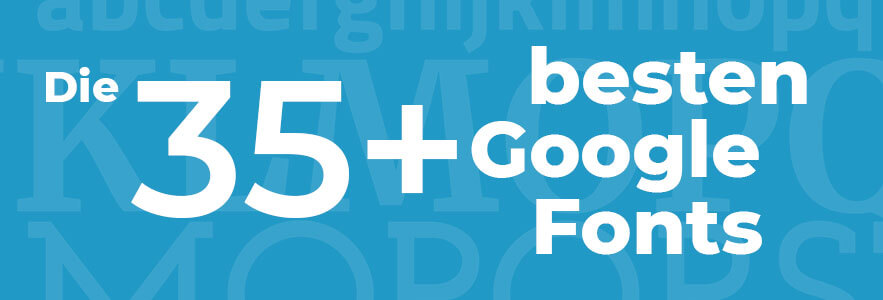 Die 35 besten Google Webfonts Thumbnail