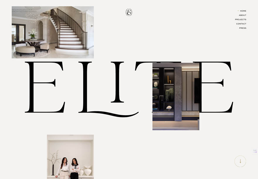 Opulente Interior Design Website Elite Design Studio