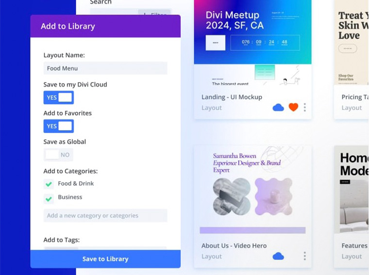 Divi Builder Responsive Breakpoints Einstellungen für verschiedene Geräte