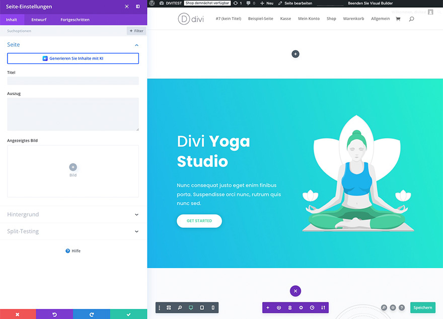 Divi exklusive Features und Funktionen