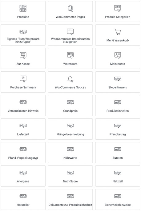 Elementor WooCommerce Integration - Über 20 Shop-Widgets