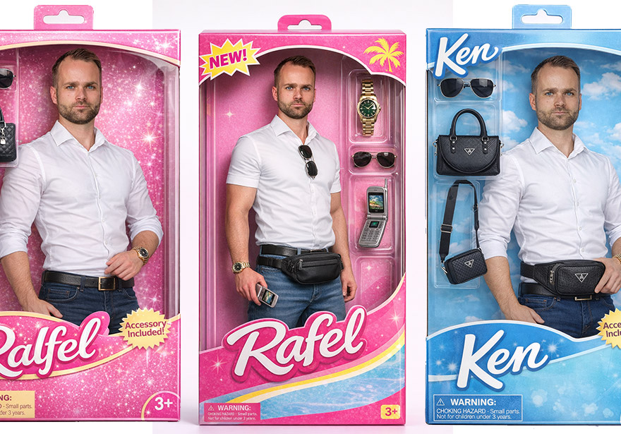 ChatGPT Barbie-Ken-Trend: Personen als Barbie- und Ken-Puppen in Verpackung – viraler KI-Bildtrend