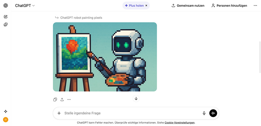 Vergleich der Bildqualität: GPT-4o vs DALL-E 3 GPT-4o Bildgenerierung Beispiel - Fotorealistisches KI-Bild erstellt mit ChatGPT