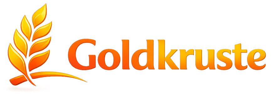 ChatGPT Logo erstellen Beispiel: Minimalistisches Bäckerei-Logo Goldkruste mit Weizenähre