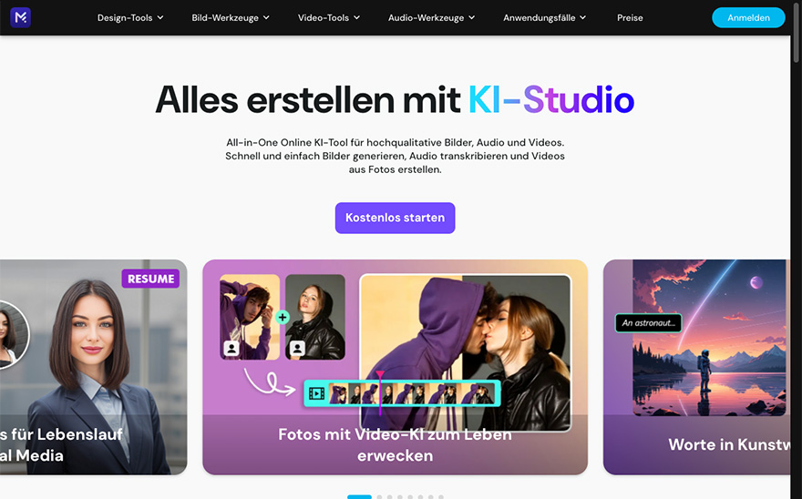 MyEdit Online KI-Avatar-Generator Stile