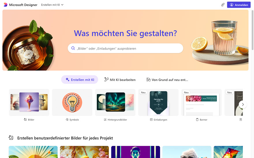 Microsoft Designer KI-Avatar-Generator kostenlos