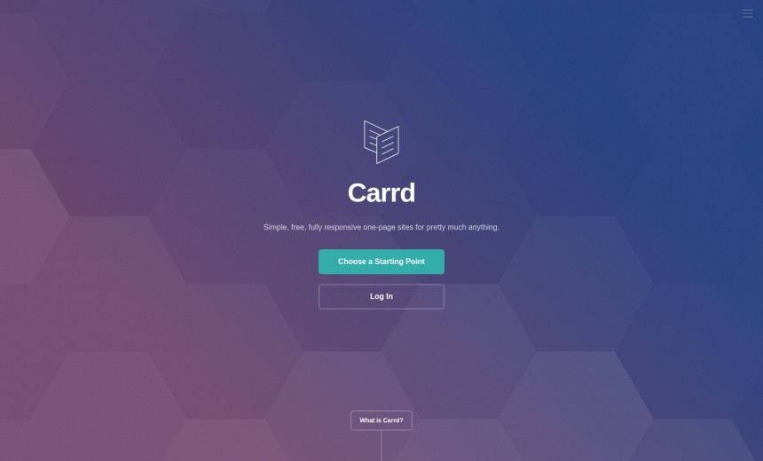 Carrd Website Builder für einfache One-Pager und Link-in-Bio Seiten ab nur 9 Dollar pro Jahr