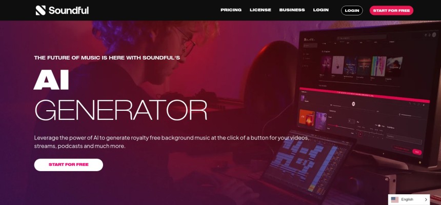 Soundful AI Musik Generator mit Studio-Samples