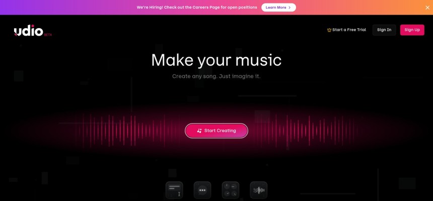 Udio AI Musik Generator für professionelle Songs