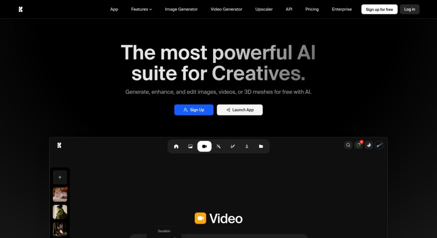 Krea AI Echtzeit KI-Bildgenerator