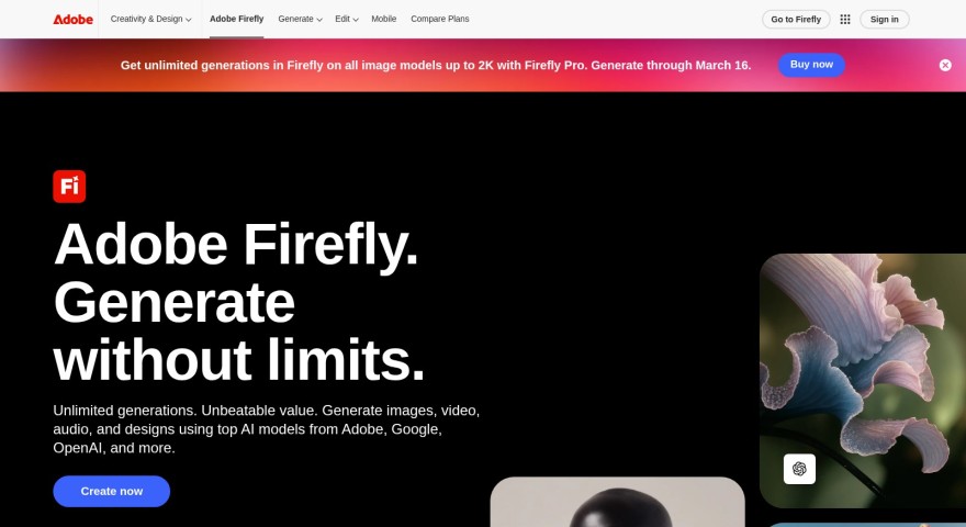 Adobe Firefly Video KI Videogenerator