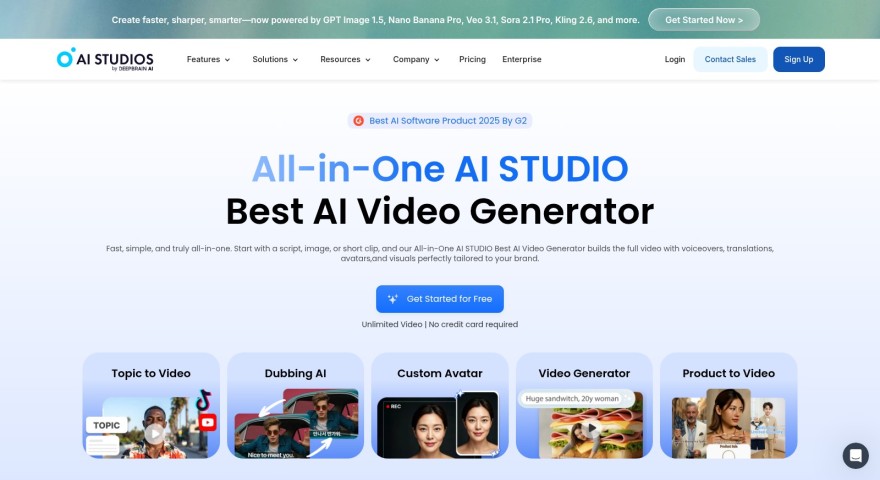 DeepBrain AI Studios KI Video Generator