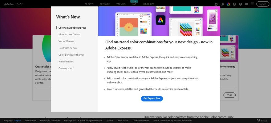 Adobe Color Farbkreis – Farbpalette erstellen mit Harmonieregeln und Accessibility-Tools