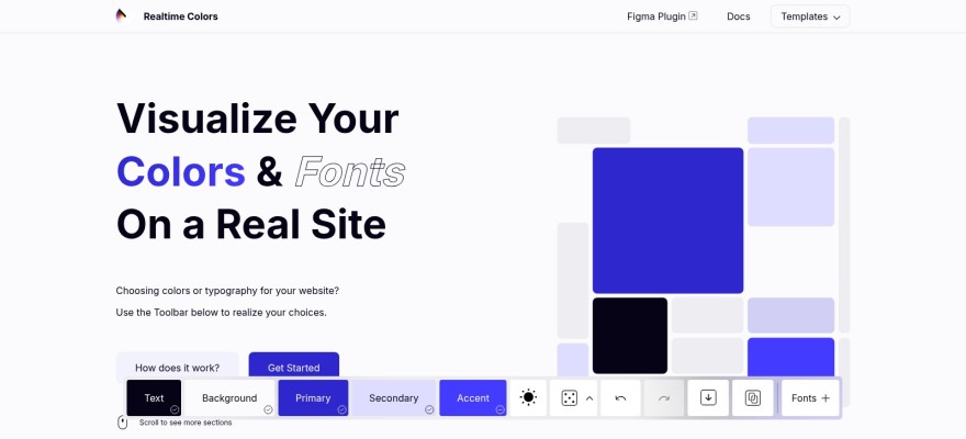 Realtime Colors – Farbpalette erstellen mit Live-Vorschau auf echter Website