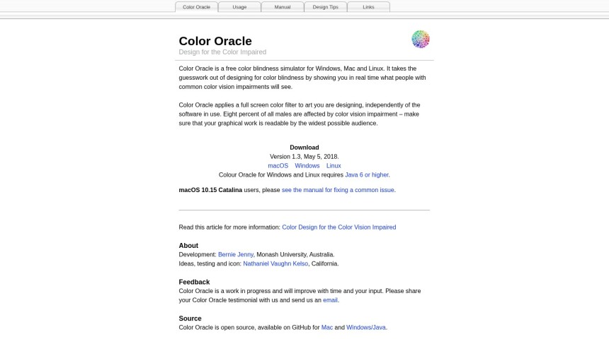 screenshot colororacle 23