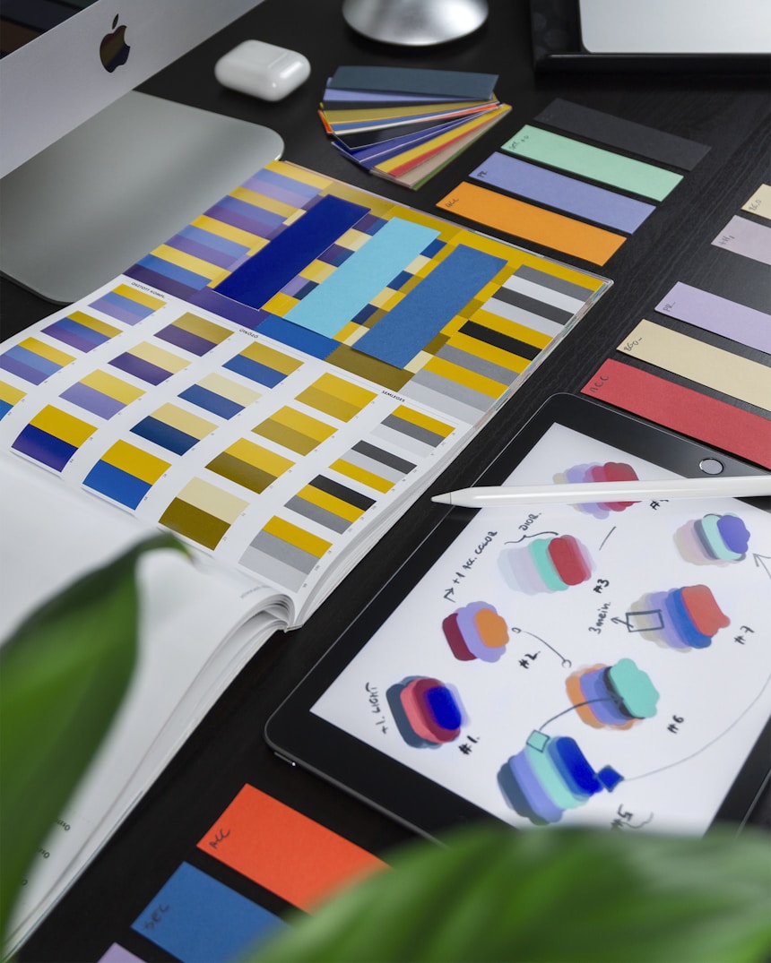 Webdesign-Workspace – Hex-Farben in der Praxis einsetzen