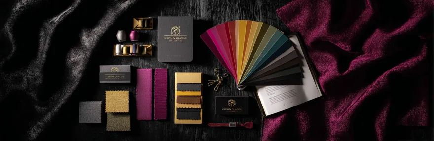 Visuelles Branding mit Logo Farben und Style Guide