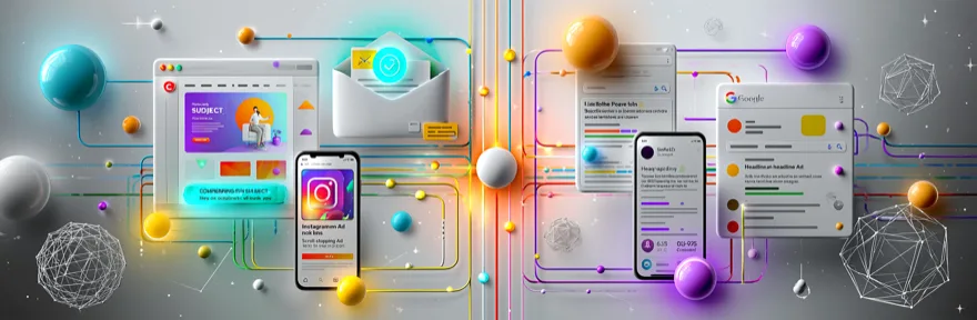 Copywriting auf verschiedenen Kanaelen: Website, E-Mail, Social Media, Google Ads