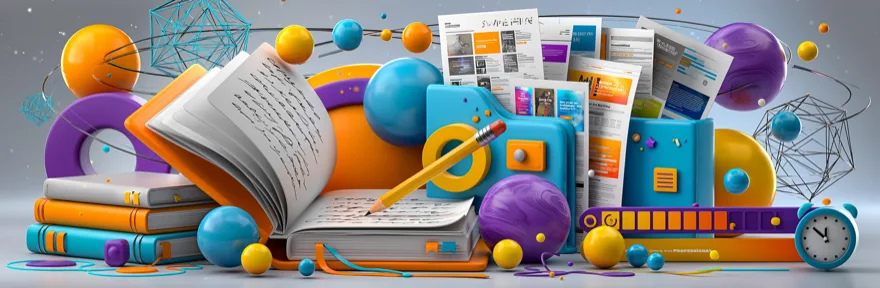 Notizbuch und Lernmaterialien zum Copywriting lernen