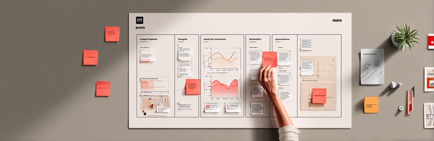 Customer Journey Beispiel: Touchpoint-Analyse auf dem Whiteboard visualisiert