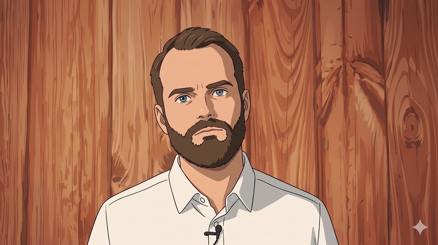 Portraetfoto im hochwertigen Anime-Stil mit Cel-Shading - Nano Banana Stiltransfer