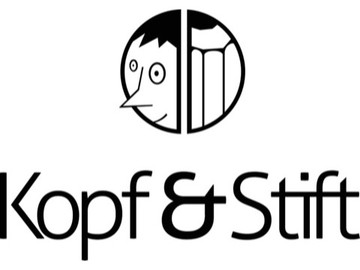 Referenz - das beigefuegte Kopf & Stift Logo