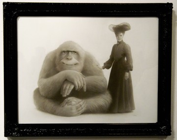Referenz - das beschaedigte Schwarzweiss-Originalfoto