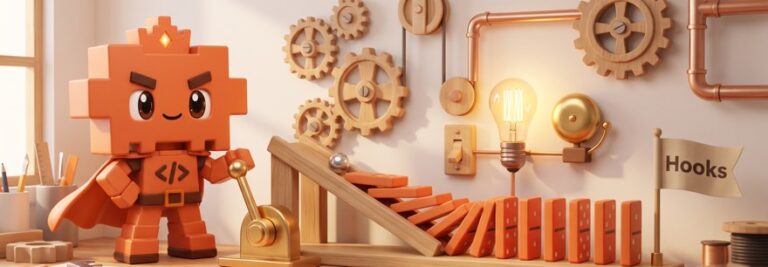 Claude Code Hooks: Maskottchen legt einen Hebel um und startet automatische Aktionen