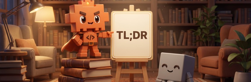 Kurzantwort (TL;DR) Kurzantwort: Beide Tools arbeiten agentisch, Maskottchen zeigt auf eine kurze Zusammenfassungskarte