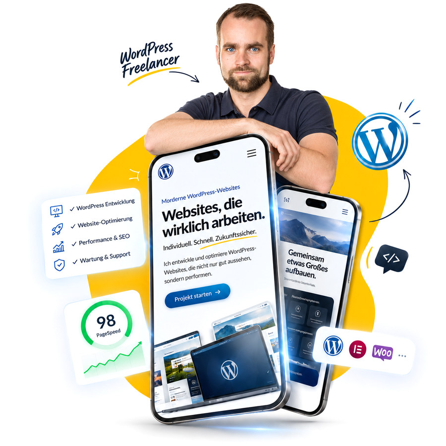 WordPress Freelancer Rafael Luge – WordPress Entwicklung, Website-Optimierung, Performance und Wartung für Unternehmen und Agenturen