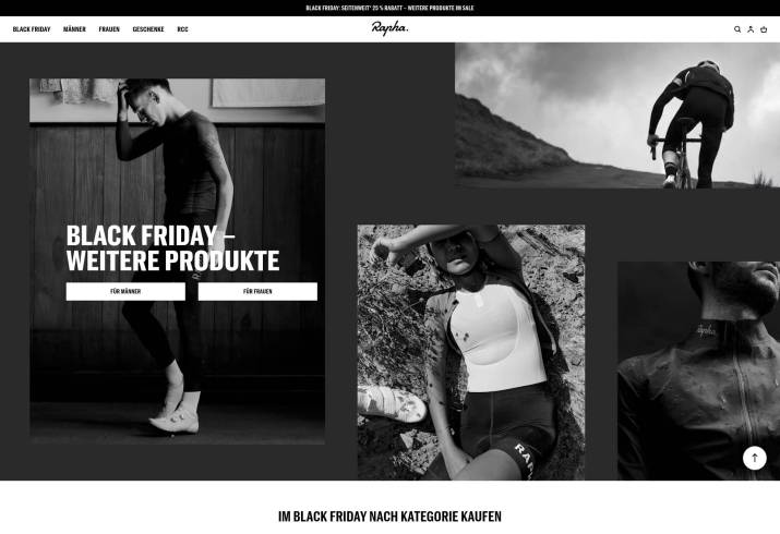 Screenshot von Rapha